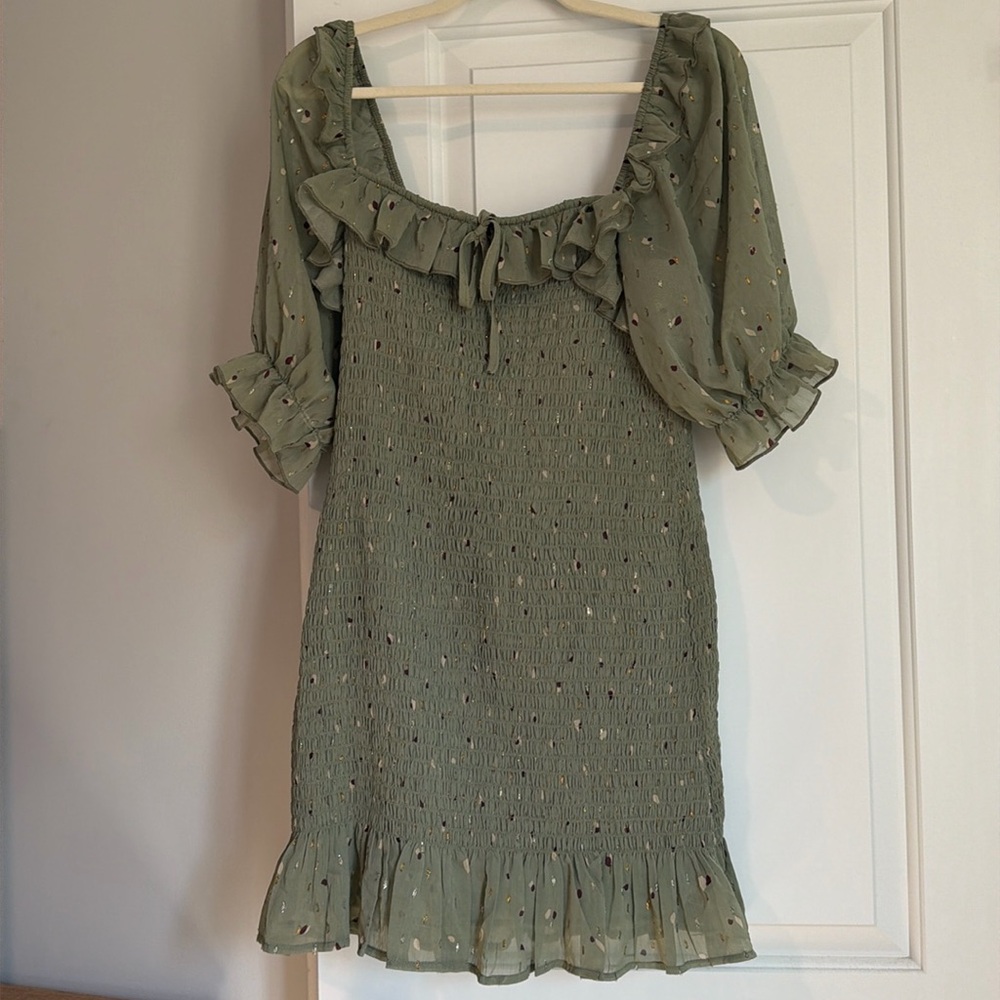Francesca’s Green Dress